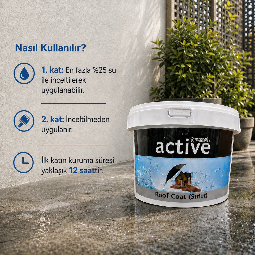 Trend Active Sutut – Su Geçirmez Elastik Kaplama Boyası