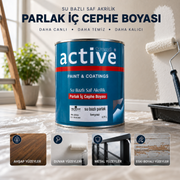 Premium Saf Akrilik Boya – Her Yüzeye Uygun, Su Bazlı | Ahşap, Duvar, Metal