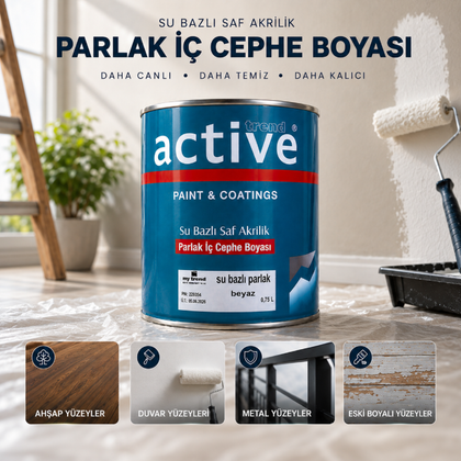 PROFESYONEL ÇOK AMAÇLI SAF AKRİLİK BOYA – DUVAR, AHŞAP, METAL, KAPI, MOBİLYA VE DEKORATİF UYGULAMALAR
