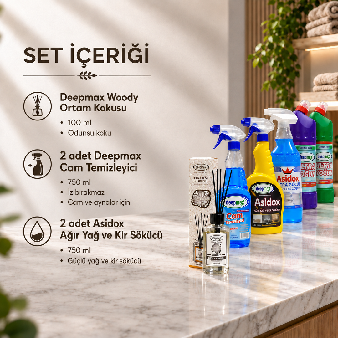 DEEPMAX – EV TEMİZLİĞİNİN GÜÇLÜ EKİBİ – 11 PARÇA